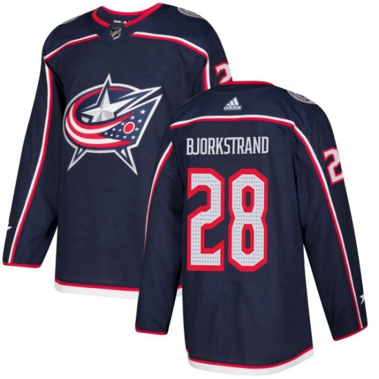 Mens Adidas Columbus Blue Jackets 28 Oliver Bjorkstrand Premier Navy Blue Home NHL Jersey Mens Adidas Columbus Blue Jackets 28 Oliver Bjorkstrand Premier Navy Blue Home NHL Jersey