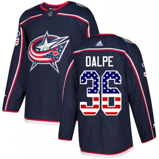 Mens Adidas Columbus Blue Jackets 36 Zac Dalpe Authentic Navy Blue USA Flag Fashion NHL Jersey Mens Adidas Columbus Blue Jackets 36 Zac Dalpe Authentic Navy Blue USA Flag Fashion NHL Jersey