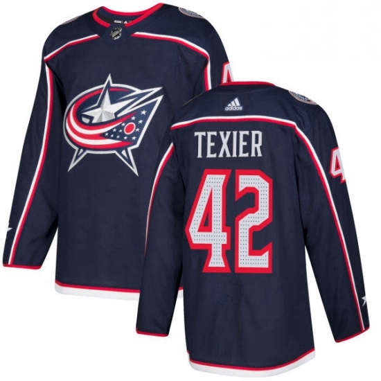 Mens Adidas Columbus Blue Jackets 42 Alexandre Texier Authentic Navy Blue Home NHL Jersey Mens Adidas Columbus Blue Jackets 42 Alexandre Texier Authentic Navy Blue Home NHL Jersey