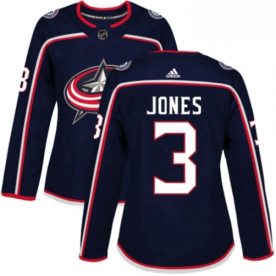 Womens Adidas Columbus Blue Jackets 3 Seth Jones Premier Navy Blue Home NHL Jersey Womens Adidas Columbus Blue Jackets 3 Seth Jones Premier Navy Blue Home NHL Jersey