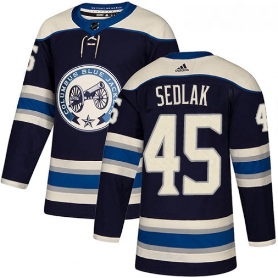 Youth Adidas Columbus Blue Jackets 45 Lukas Sedlak Authentic Navy Blue Alternate NHL Jersey Youth Adidas Columbus Blue Jackets 45 Lukas Sedlak Authentic Navy Blue Alternate NHL Jersey