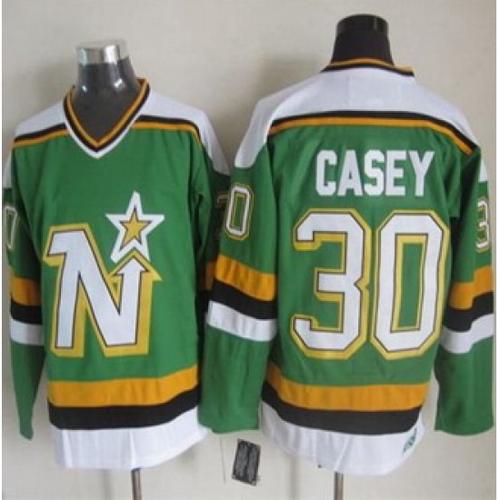 Dallas Stars #30 Jon Casey Green CCM Throwback Stitched NHL Jersey Dallas Stars #30 Jon Casey Green CCM Throwback Stitched NHL Jersey