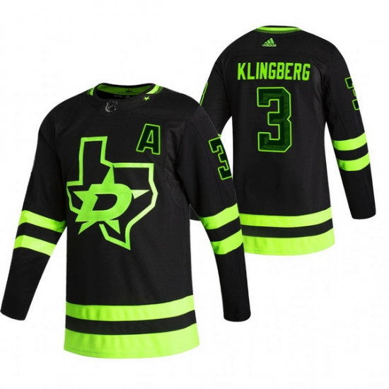 Men Dallas Stars 3 John Klingberg Black Adidas 2020 21 Reverse Retro Alternate NHL Jersey Men Dallas Stars 3 John Klingberg Black Adidas 2020 21 Reverse Retro Alternate NHL Jersey