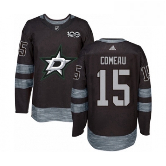 Mens Adidas Dallas Stars 15 Blake Comeau Authentic Black 1917 2017 100th Anniversary NHL Jersey Mens Adidas Dallas Stars 15 Blake Comeau Authentic Black 1917 2017 100th Anniversary NHL Jersey