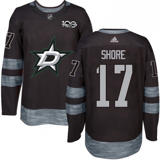 Mens Adidas Dallas Stars 17 Devin Shore Premier Black 1917 2017 100th Anniversary NHL Jersey Mens Adidas Dallas Stars 17 Devin Shore Premier Black 1917 2017 100th Anniversary NHL Jersey