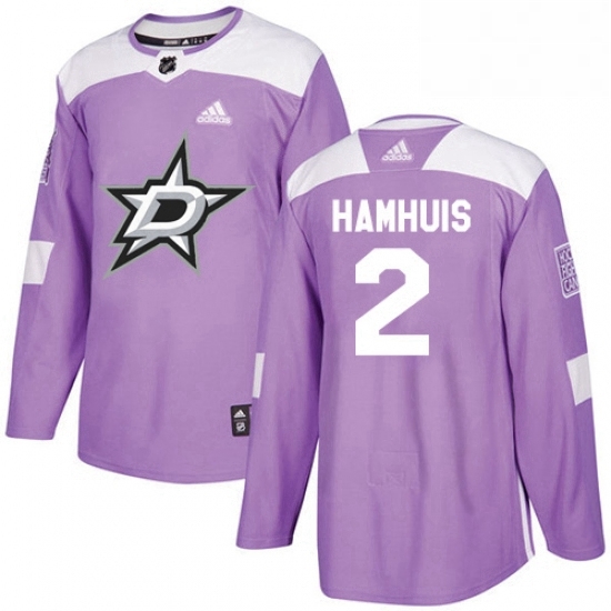 Mens Adidas Dallas Stars 2 Dan Hamhuis Authentic Purple Fights Cancer Practice NHL Jersey Mens Adidas Dallas Stars 2 Dan Hamhuis Authentic Purple Fights Cancer Practice NHL Jersey