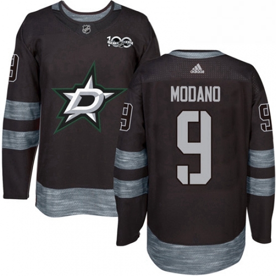 Mens Adidas Dallas Stars 9 Mike Modano Premier Black 1917 2017 100th Anniversary NHL Jersey Mens Adidas Dallas Stars 9 Mike Modano Premier Black 1917 2017 100th Anniversary NHL Jersey