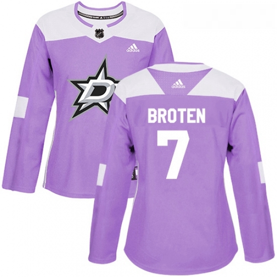 Womens Adidas Dallas Stars 7 Neal Broten Authentic Purple Fights Cancer Practice NHL Jersey Womens Adidas Dallas Stars 7 Neal Broten Authentic Purple Fights Cancer Practice NHL Jersey