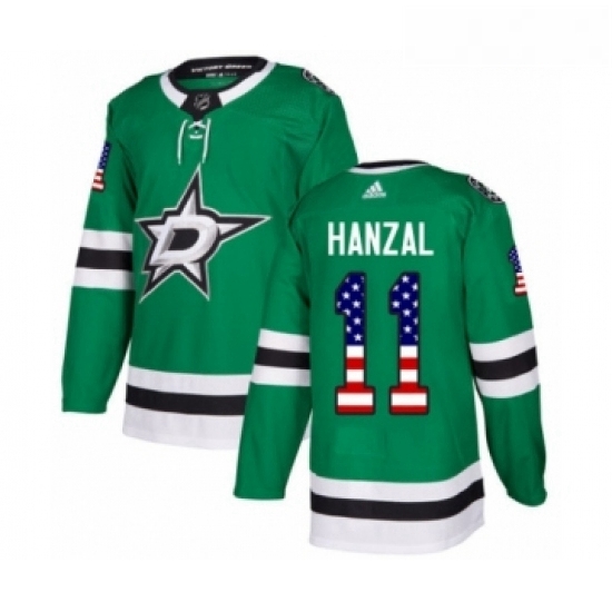 Youth Adidas Dallas Stars 11 Martin Hanzal Authentic Green USA Flag Fashion NHL Jersey Youth Adidas Dallas Stars 11 Martin Hanzal Authentic Green USA Flag Fashion NHL Jersey