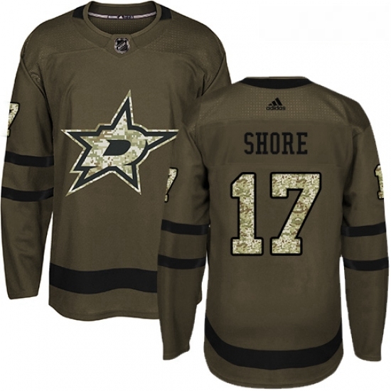 Youth Adidas Dallas Stars 17 Devin Shore Authentic Green Salute to Service NHL Jersey Youth Adidas Dallas Stars 17 Devin Shore Authentic Green Salute to Service NHL Jersey