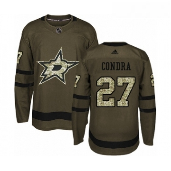 Youth Adidas Dallas Stars 27 Erik Condra Premier Green Salute to Service NHL Jersey Youth Adidas Dallas Stars 27 Erik Condra Premier Green Salute to Service NHL Jersey