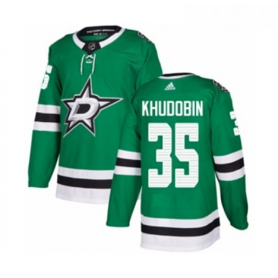 Youth Adidas Dallas Stars 35 Anton Khudobin Premier Green Home NHL Jersey Youth Adidas Dallas Stars 35 Anton Khudobin Premier Green Home NHL Jersey