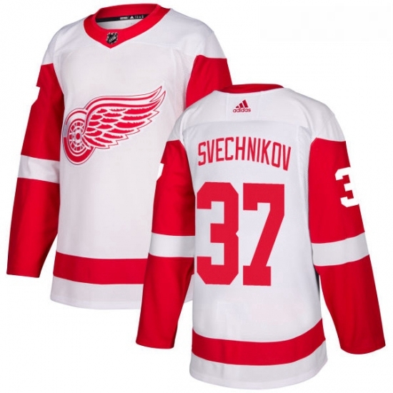 Womens Adidas Detroit Red Wings 37 Evgeny Svechnikov Authentic White Away NHL Jersey Womens Adidas Detroit Red Wings 37 Evgeny Svechnikov Authentic White Away NHL Jersey