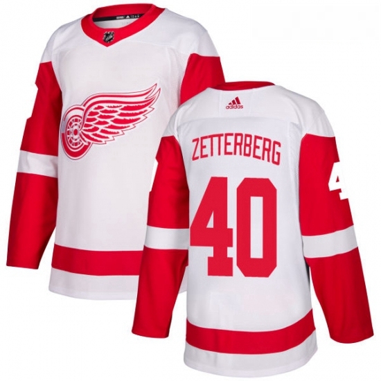 Youth Adidas Detroit Red Wings 40 Henrik Zetterberg Authentic White Away NHL Jersey Youth Adidas Detroit Red Wings 40 Henrik Zetterberg Authentic White Away NHL Jersey