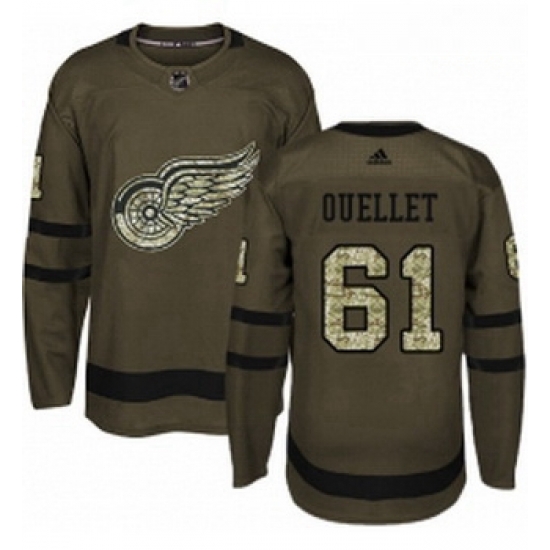 Youth Adidas Detroit Red Wings 61 Xavier Ouellet Authentic Green Salute to Service NHL Jersey Youth Adidas Detroit Red Wings 61 Xavier Ouellet Authentic Green Salute to Service NHL Jersey