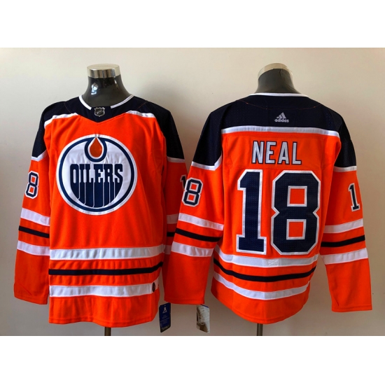Men Edmonton Oilers James Neal 18 Adidas 2020 21 Orange Reverse Retro Alternate NHL Jersey Men Edmonton Oilers James Neal 18 Adidas 2020 21 Orange Reverse Retro Alternate NHL Jersey