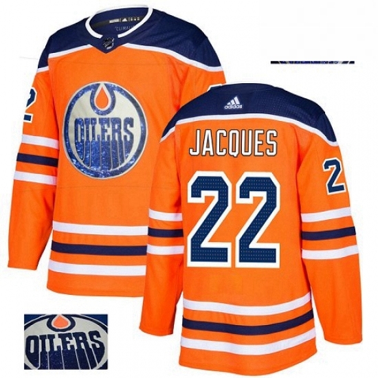 Mens Adidas Edmonton Oilers 22 Jean Francois Jacques Authentic Orange Fashion Gold NHL Jersey Mens Adidas Edmonton Oilers 22 Jean Francois Jacques Authentic Orange Fashion Gold NHL Jersey