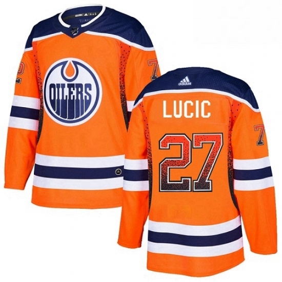 Mens Adidas Edmonton Oilers 27 Milan Lucic Authentic Orange Drift Fashion NHL Jersey Mens Adidas Edmonton Oilers 27 Milan Lucic Authentic Orange Drift Fashion NHL Jersey