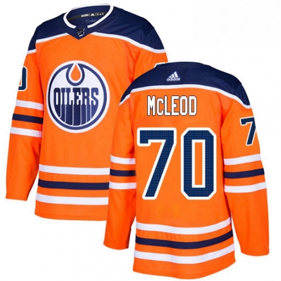 Mens Adidas Edmonton Oilers 70 Ryan McLeod Authentic Orange Home NHL Jersey Mens Adidas Edmonton Oilers 70 Ryan McLeod Authentic Orange Home NHL Jersey