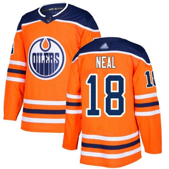 Oilers 18 James Neal Orange Home Authentic Stitched Hockey Jersey Oilers 18 James Neal Orange Home Authentic Stitched Hockey Jersey