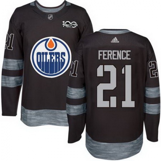 Oilers #21 Andrew Ference Black 1917 2017 100th Anniversary Stitched NHL Jersey Oilers #21 Andrew Ference Black 1917 2017 100th Anniversary Stitched NHL Jersey