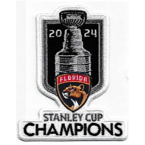 Men 2024 NHL Panther Stanley  Cup Champions Patch Biaog
