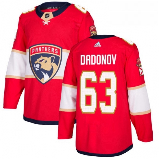 Mens Adidas Florida Panthers 63 Evgenii Dadonov Authentic Red Home NHL Jersey Mens Adidas Florida Panthers 63 Evgenii Dadonov Authentic Red Home NHL Jersey