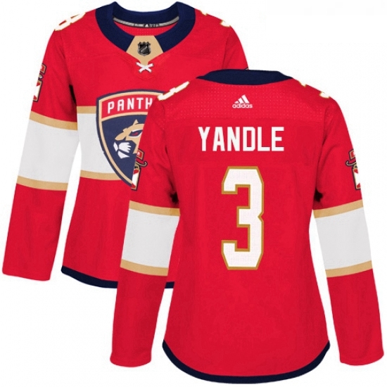 Womens Adidas Florida Panthers 3 Keith Yandle Premier Red Home NHL Jersey Womens Adidas Florida Panthers 3 Keith Yandle Premier Red Home NHL Jersey