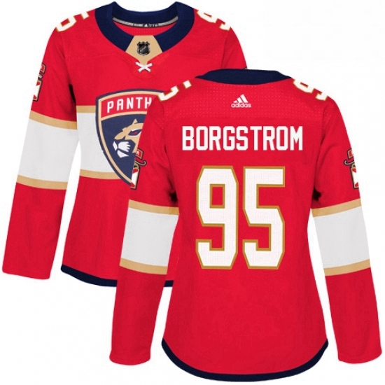 Womens Adidas Florida Panthers 95 Henrik Borgstrom Authentic Red Home NHL Jersey Womens Adidas Florida Panthers 95 Henrik Borgstrom Authentic Red Home NHL Jersey