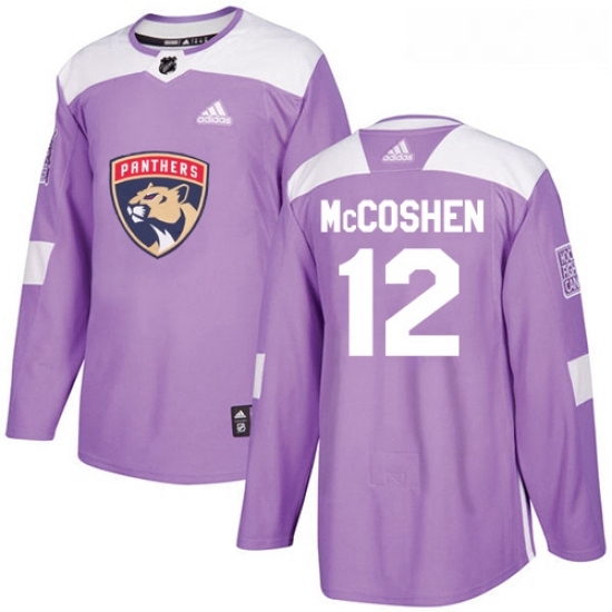 Youth Adidas Florida Panthers 12 Ian McCoshen Authentic Purple Fights Cancer Practice NHL Jersey Youth Adidas Florida Panthers 12 Ian McCoshen Authentic Purple Fights Cancer Practice NHL Jersey