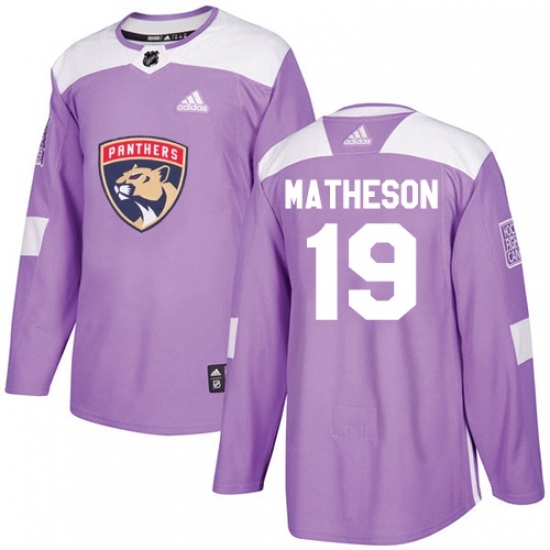 Youth Adidas Florida Panthers 19 Michael Matheson Authentic Purple Fights Cancer Practice NHL Jersey Youth Adidas Florida Panthers 19 Michael Matheson Authentic Purple Fights Cancer Practice NHL Jersey