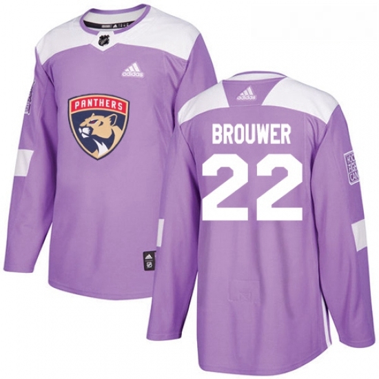 Youth Adidas Florida Panthers 22 Troy Brouwer Authentic Purple Fights Cancer Practice NHL Jersey Youth Adidas Florida Panthers 22 Troy Brouwer Authentic Purple Fights Cancer Practice NHL Jersey