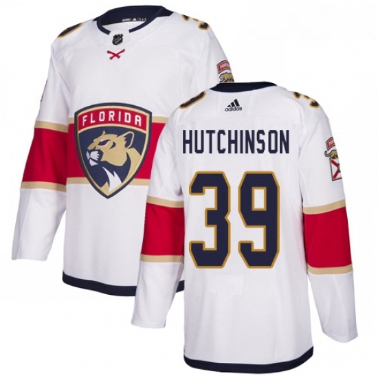 Youth Adidas Florida Panthers 39 Michael Hutchinson Authentic White Away NHL Jersey Youth Adidas Florida Panthers 39 Michael Hutchinson Authentic White Away NHL Jersey