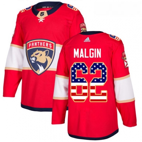 Youth Adidas Florida Panthers 62 Denis Malgin Authentic Red USA Flag Fashion NHL Jersey Youth Adidas Florida Panthers 62 Denis Malgin Authentic Red USA Flag Fashion NHL Jersey