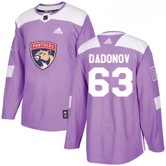Youth Adidas Florida Panthers 63 Evgenii Dadonov Authentic Purple Fights Cancer Practice NHL Jersey Youth Adidas Florida Panthers 63 Evgenii Dadonov Authentic Purple Fights Cancer Practice NHL Jersey