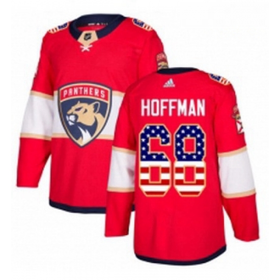 Youth Adidas Florida Panthers 68 Mike Hoffman Authentic Red USA Flag Fashion NHL Jersey Youth Adidas Florida Panthers 68 Mike Hoffman Authentic Red USA Flag Fashion NHL Jersey