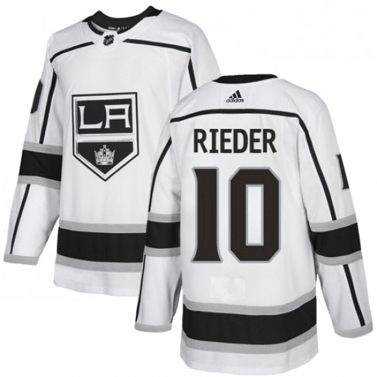 Mens Adidas Los Angeles Kings 10 Tobias Rieder Authentic White Away NHL Jersey Mens Adidas Los Angeles Kings 10 Tobias Rieder Authentic White Away NHL Jersey
