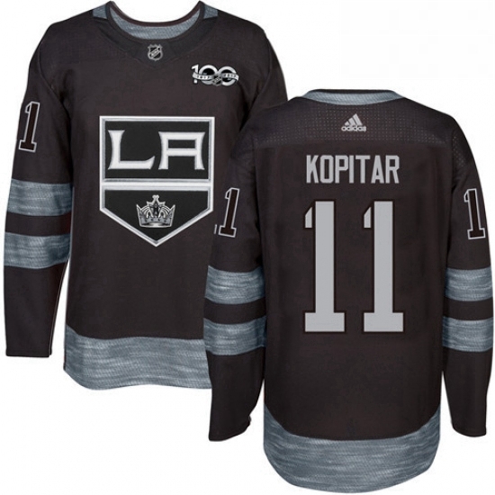 Mens Adidas Los Angeles Kings 11 Anze Kopitar Premier Black 1917 2017 100th Anniversary NHL Jersey Mens Adidas Los Angeles Kings 11 Anze Kopitar Premier Black 1917 2017 100th Anniversary NHL Jersey