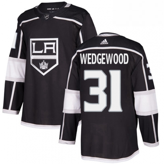 Mens Adidas Los Angeles Kings 31 Scott Wedgewood Authentic Black Home NHL Jersey Mens Adidas Los Angeles Kings 31 Scott Wedgewood Authentic Black Home NHL Jersey
