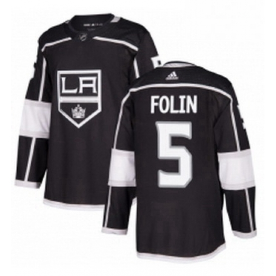 Mens Adidas Los Angeles Kings 5 Christian Folin Authentic Black Home NHL Jersey Mens Adidas Los Angeles Kings 5 Christian Folin Authentic Black Home NHL Jersey