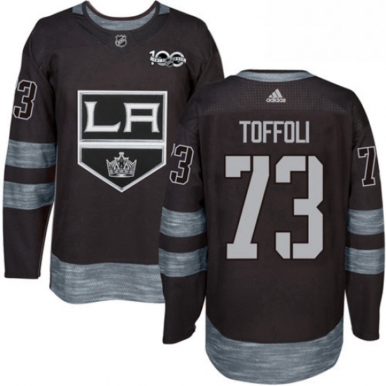 Mens Adidas Los Angeles Kings 73 Tyler Toffoli Authentic Black 1917 2017 100th Anniversary NHL Jersey Mens Adidas Los Angeles Kings 73 Tyler Toffoli Authentic Black 1917 2017 100th Anniversary NHL Jersey