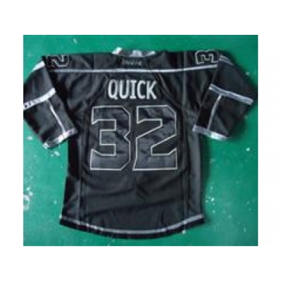 NHL Los Angeles Kings #32 Jonathan Quick Black Jersey NHL Los Angeles Kings #32 Jonathan Quick Black Jersey