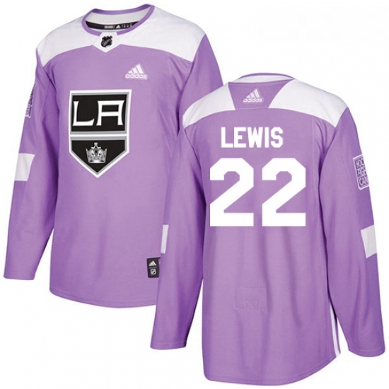 Youth Adidas Los Angeles Kings 22 Trevor Lewis Authentic Purple Fights Cancer Practice NHL Jersey Youth Adidas Los Angeles Kings 22 Trevor Lewis Authentic Purple Fights Cancer Practice NHL Jersey