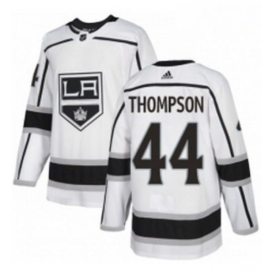 Youth Adidas Los Angeles Kings 44 Nate Thompson Authentic White Away NHL Jersey Youth Adidas Los Angeles Kings 44 Nate Thompson Authentic White Away NHL Jersey