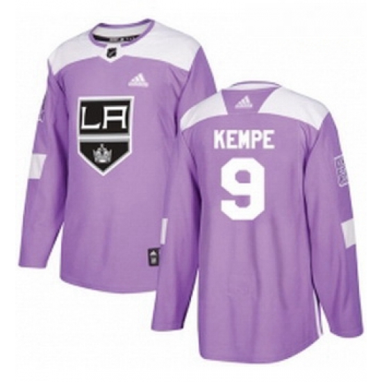 Youth Adidas Los Angeles Kings 9 Adrian Kempe Authentic Purple Fights Cancer Practice NHL Jersey Youth Adidas Los Angeles Kings 9 Adrian Kempe Authentic Purple Fights Cancer Practice NHL Jersey