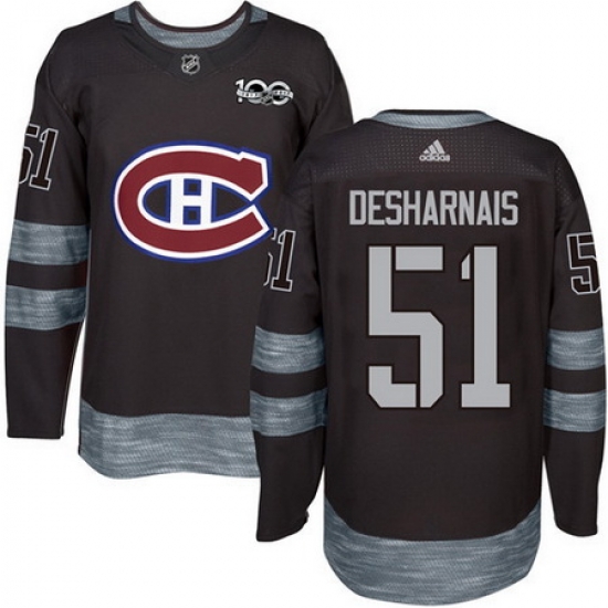 Canadiens #51 David Desharnais Black 1917 2017 100th Anniversary Stitched NHL Jersey Canadiens #51 David Desharnais Black 1917 2017 100th Anniversary Stitched NHL Jersey