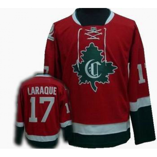 Hockey Montreal Canadiens #17 Georges Laraque Stitched Replithentic Red green NEW CD Hockey Montreal Canadiens #17 Georges Laraque Stitched Replithentic Red green NEW CD