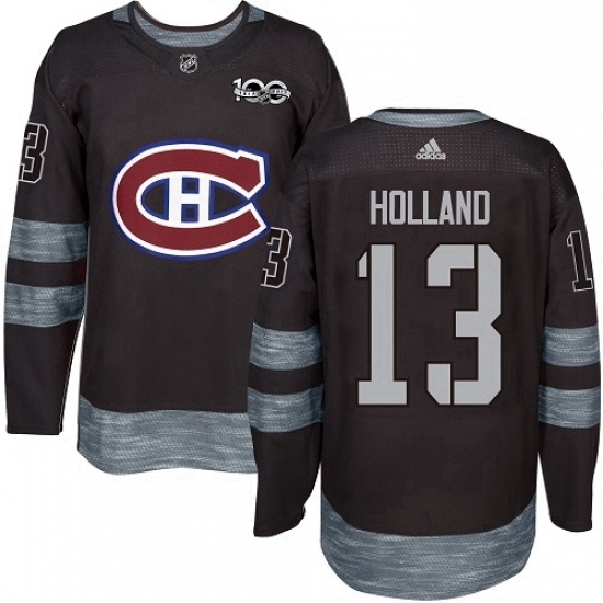 Mens Adidas Montreal Canadiens 13 Peter Holland Premier Black 1917 2017 100th Anniversary NHL Jersey Mens Adidas Montreal Canadiens 13 Peter Holland Premier Black 1917 2017 100th Anniversary NHL Jersey