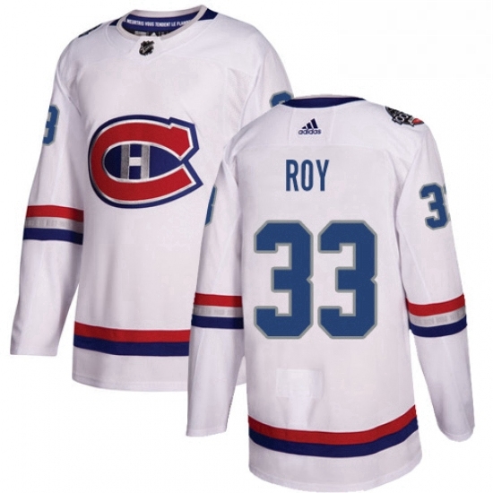 Mens Adidas Montreal Canadiens 33 Patrick Roy Authentic White 2017 100 Classic NHL Jersey Mens Adidas Montreal Canadiens 33 Patrick Roy Authentic White 2017 100 Classic NHL Jersey
