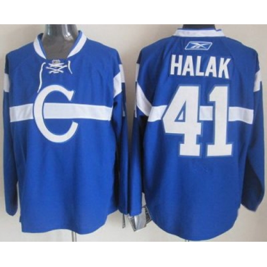 Montreal Canadiens 41 Jaroslav Halak Blue NHL Jerseys Montreal Canadiens 41 Jaroslav Halak Blue NHL Jerseys